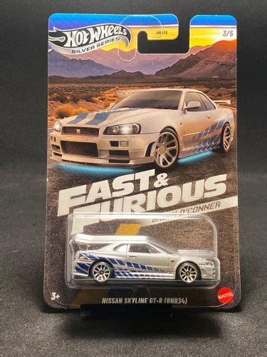 Hot Wheels Nissan Skyline GT R BNR Fast And Furious Brian O