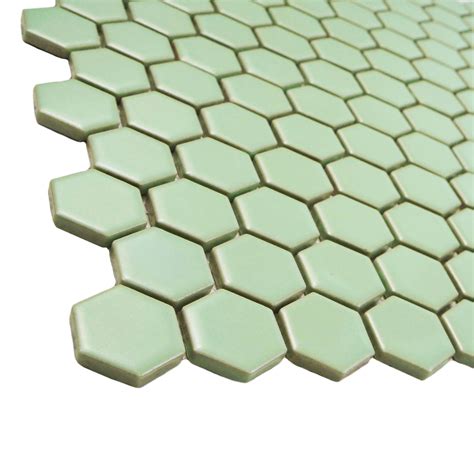 Elitetile Retro Hexagon X Porcelain Mosaic Tile In Matte