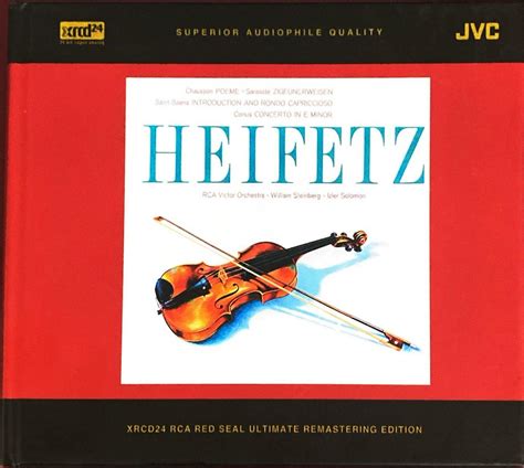 Heifetz Plays Chausson Saint Saens Conus Sarasate Xrcd