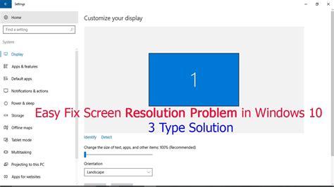 Fix Screen Resolution Problem In Windows Easy Best Method