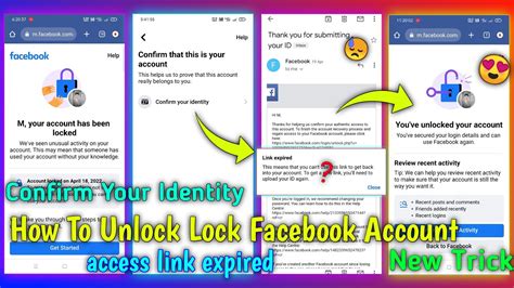 Confirm Your Identity Facebook How To Unlock Facebook Lock Account