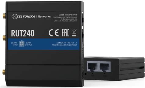 TELTONIKA Networks RUT240 Industrial 4G LTE Wi Fi Router User Manual