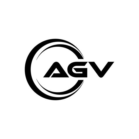 Agv Letter Logo Design In Illustration Vector Logo Calligraphy
