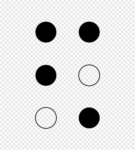 Fuente Del Sistema De Escritura Del Alfabeto Braille Caracteres