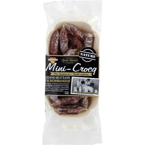 Roches Blanches Mini Crocq Mini Saucissons Secs Nature Monoprix Fr