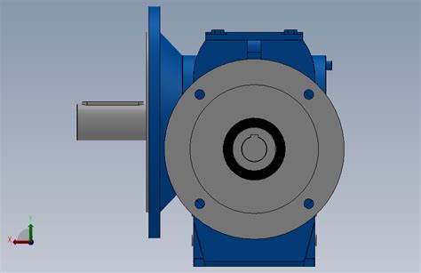 Sf97zp蜗轮蜗杆减速机sf97 1275 M1 A P180solidworks 2018模型图纸下载 懒石网