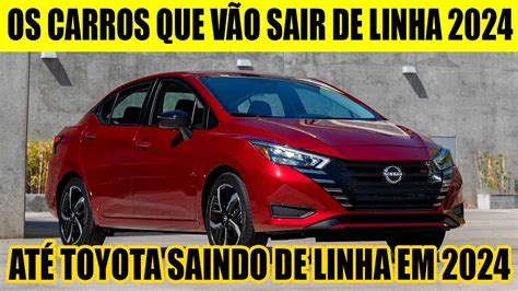 Os Carros Que V O Sair De Linha Em Tem At Toyota Na Lista Youtube