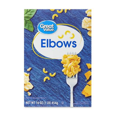 Great Value Elbows 16 Oz Box Shelf Stable Walmart Business Supplies