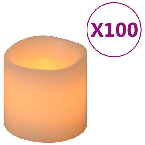 Velas LED elétricas 100 pcs branco quente Loja Sitio da Magia