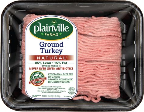 Natural Ground Turkey 8515 1lb — Plainville Farms