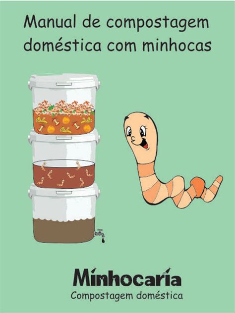 Manual de compostagem doméstica minhocas Minhocaria