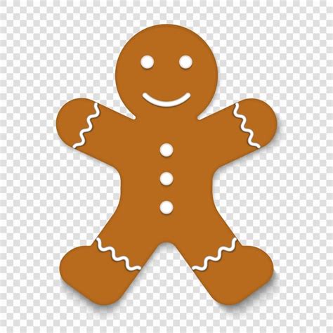 Premium Vector Christmas Gingerbread Man Cookie