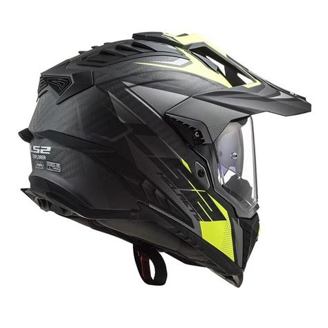 Capacete Ls Mx C Explorer Focus Titanio Amarelo Loja Motocross