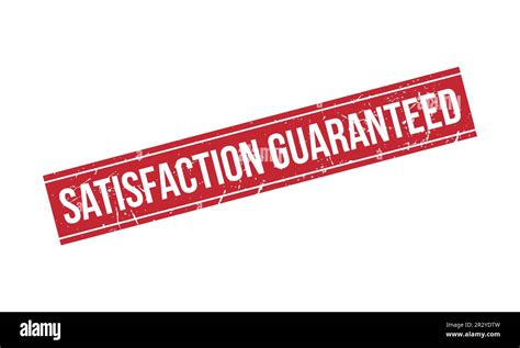 Satisfaction Guaranteed Rubber Stamp Seal Vector Stock Vector Image