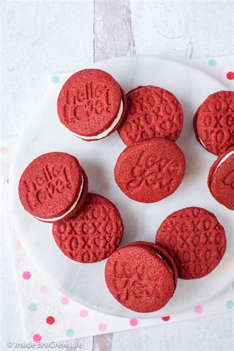 Red Velvet Oreos Copycat Recipe Inside Brucrew Life