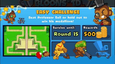 Bloons Td Battles Professor Evil Challenge In Btd Battles Week