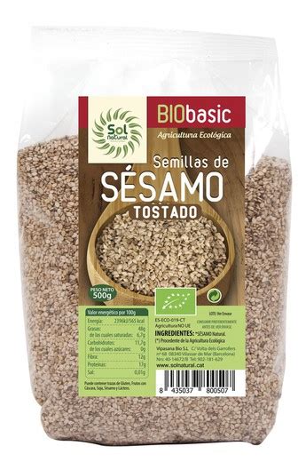 Semillas Sésamo Tostado Bio 500 gr La Dietética Barcelona