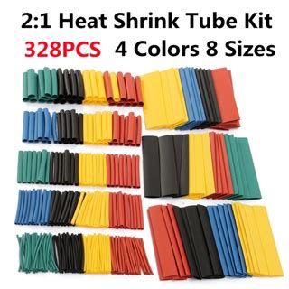 Pcs Heat Shrink Tubing Insulation Shrinkable Tubes