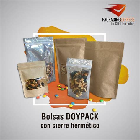 Bolsa Sobre DoyPack 15x25x4 5 Cierre Hermético Zipper Metalizada