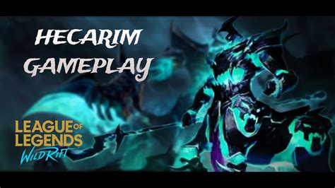 HECARIM JUNGLE FULL GAMEPLAY WILD RIFT SEASON 14 YouTube