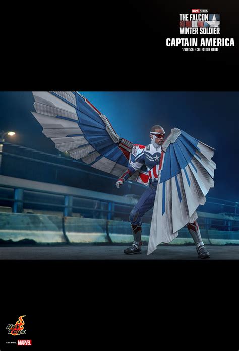 Novo Capit O Am Rica Da Hot Toys De Falc O E O Soldado Invernal