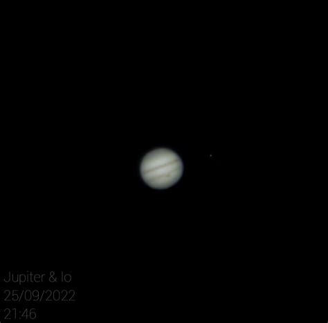 Jupiter and Io : r/telescopes