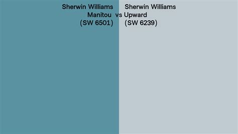 Sherwin Williams Manitou Vs Upward Side By Side Comparison