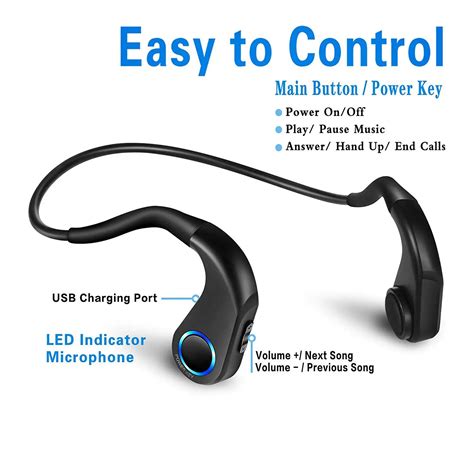 Беспроводные bluetooth-наушники с костной проводимостью, IP66 ...