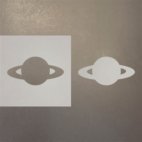 Saturn Reusable Mylar Stencils Laser Wood Shapes