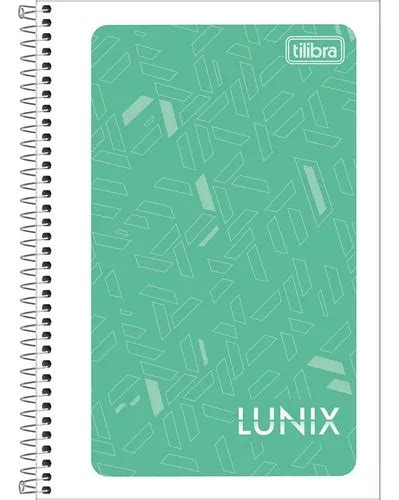 Caderneta Espiral Capa Flex Lunix Verde Fl Tilibra Mercadolivre