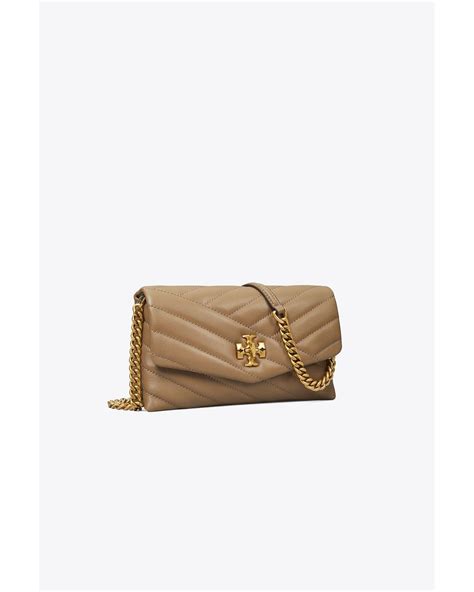 Tory Burch Kira Chevron Chain Wallet Lyst Canada