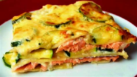 Lasagne Courgettes Et Saumon Savoureuse Recette Facile