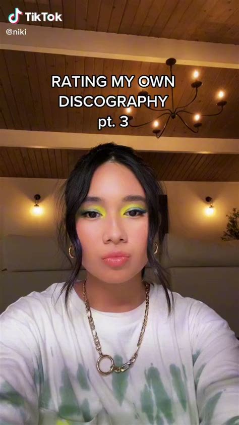 Niki Updates On Twitter Niki Nikizefanya Rates Her Own Discography