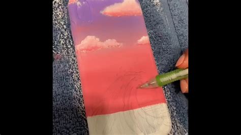 Phone Case Painting Ideas Clouds
