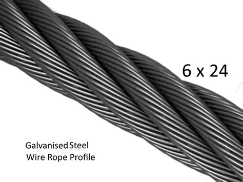 Mm G Galvanised Steel Wire Rope