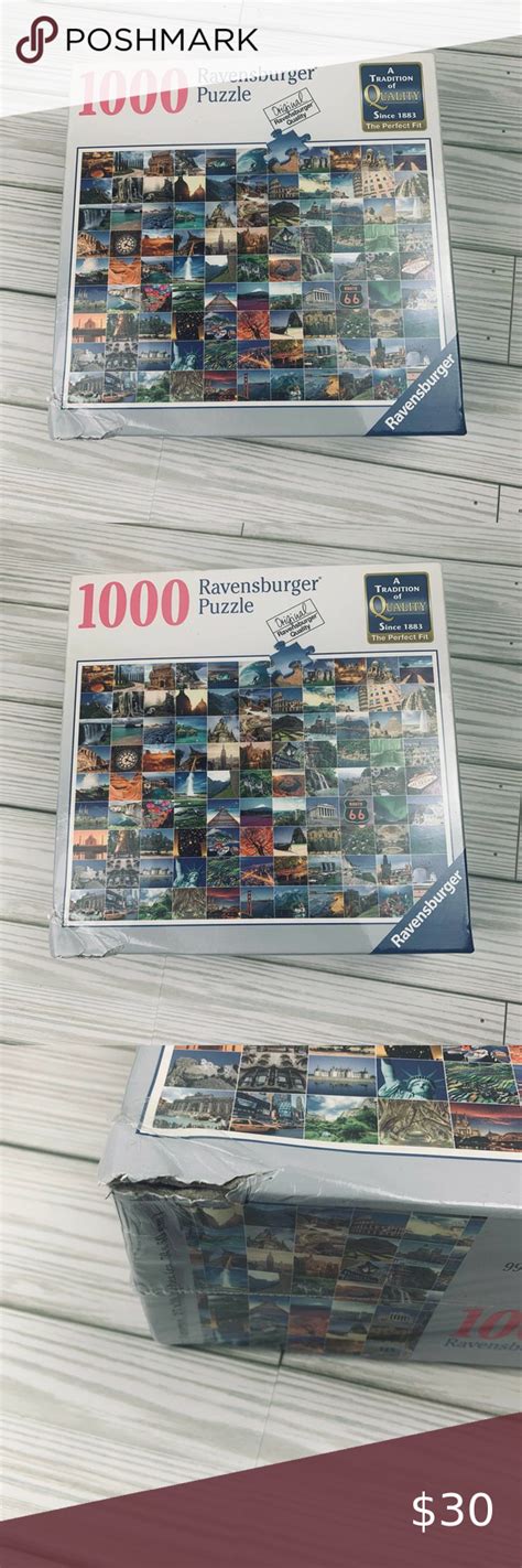 Ravensburger 99 Beautiful Places On Earth 1000 Piece Jigsaw Puzzle For