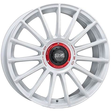 Buy Oz Racing Super Turismo Evoluzione Wrc Race White Red Lettering