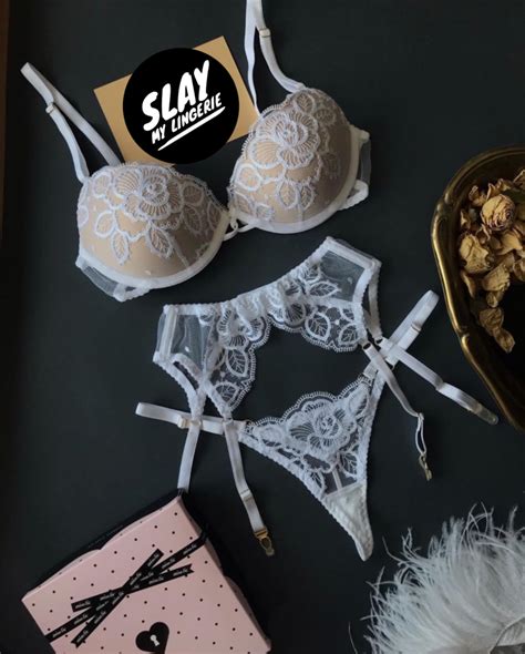 Provocateur Luxe White Lace Custom Lingerie Slaylebrity