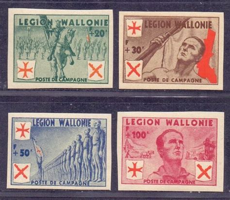 Belgique 1942 Walloon Legion Imperforate Obpcob E2629 Catawiki