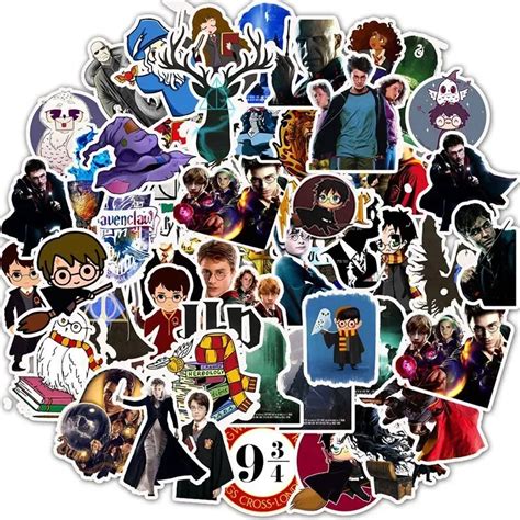 30 50PCS Classic Toys Movie Harri Potter Sticker Funny Cute Waterproof