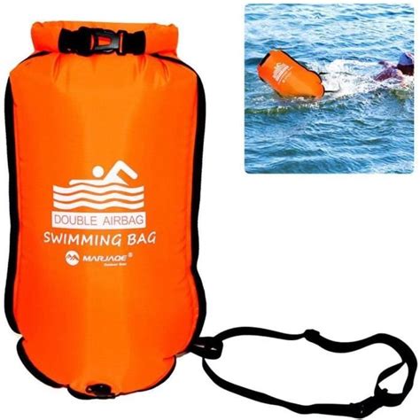 Bou E De Natation Gonflable Double Airbags Tanche Sac Gonflable Nylon