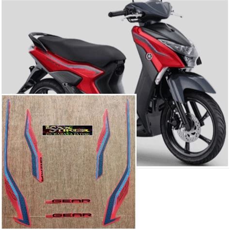 Jual Stripping Sticker Lis Standar Ori Yamaha Mio Gear 2022 2023 Warna