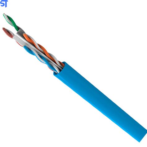 Caixa De Cabo De Rede Soho Plus CAT6 UTP 24AWGX4P Azul 100 Cobre 305