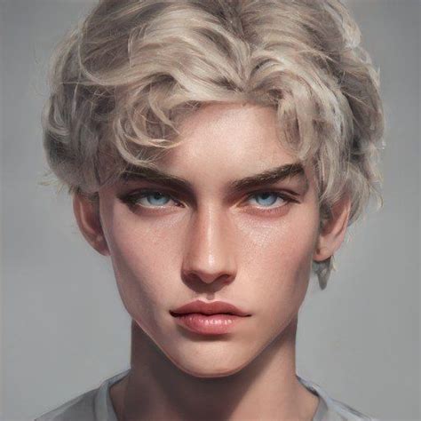 Blonde Hair Boy Blonde Guys Character Portraits Character Art