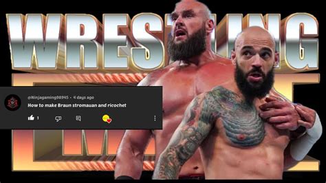 How To Make Braun Strowman And Ricochet In Wrestling Empire Attires