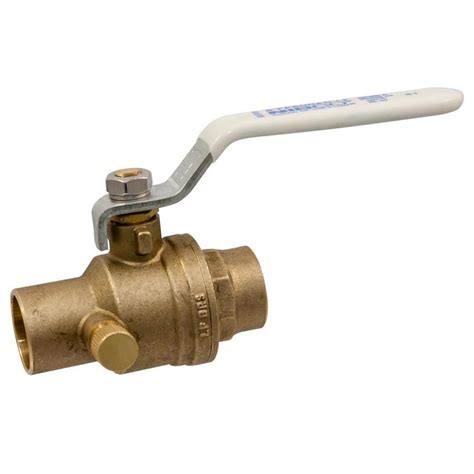 Shop Brass 3 4 In Female X 3 4 In Ball Valve At Lowes