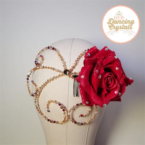 Headpiece for Kitri or Paquita Ballet Variation Spanish Rose Etsy 日本