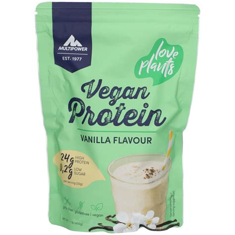 Multipower 100 Vegan Protein Vanille Pulver 450 G Shop Apotheke At