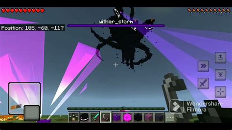 MCSM Wither Storm Add On For Mcpe Link In Description YouTube