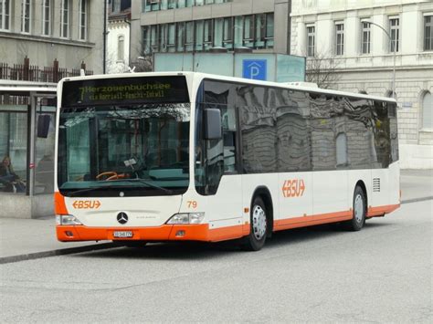 BSU Mercedes Citaro Bus Nr 79 SO 148779 Unterwegs Auf Der Linie 7 In